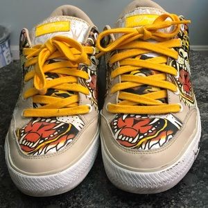 Pair of Ed Hardy sneakers